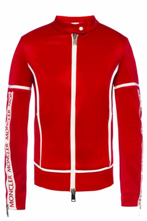 Striped sweatshirt with logo, zdjęcie 1 Striped sweatshirt with logo od Moncler